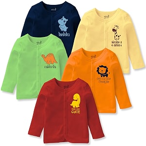 minicult Cotton Unisex Front Open Full Sleeve