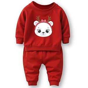 minicult mickey cotton kids coords matching tshirt and pant set with character print pack of 1