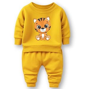 minicult mickey cotton kids coords matching tshirt and pant set with character print pack of 1