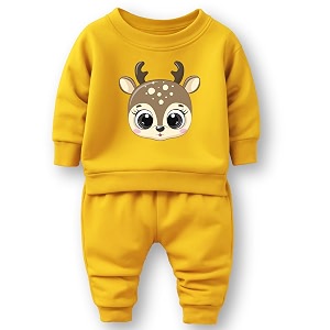 minicult mickey cotton kids coords matching tshirt and pant set with character print pack of 1