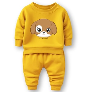 minicult mickey cotton kids coords matching tshirt and pant set with character print pack of 1