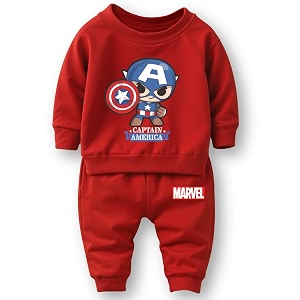 minicult mickey cotton kids coords matching tshirt and pant set with character print pack of 1