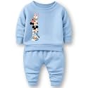 minicult Mickey cotton Kids Coords matching Tshirt and pant set with character print (Pack of 1)