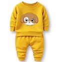 minicult Mickey cotton Kids Coords matching Tshirt and pant set with character print (Pack of 1)