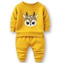 minicult Mickey cotton Kids Coords matching Tshirt and pant set with character print (Pack of 1)