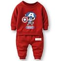 minicult Mickey cotton Kids Coords matching Tshirt and pant set with character print (Pack of 1)