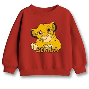 minicult disney mickey mouse and friends regular fit character printed full sleeve sweatshirt for boys and girlsred a40pack of 1