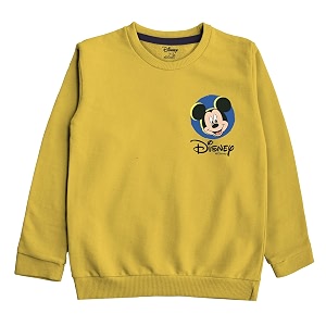 minicult disney mickey mouse and friends regular fit character printed full sleeve sweatshirt for boys and girlsred a40pack of 1
