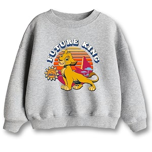 minicult disney mickey mouse and friends regular fit character printed full sleeve sweatshirt for boys and girlsred a40pack of 1