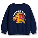 minicult Disney Mickey Mouse and Friends Regular Fit Character Printed Full Sleeve Sweatshirt for Boys and Girls(Red a40)(Pack of 1)
