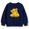 minicult Disney Mickey Mouse and Friends Regular Fit Character Printed Full Sleeve Sweatshirt for Boys and Girls(Red a40)(Pack of 1)