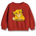 minicult Disney Mickey Mouse and Friends Regular Fit Character Printed Full Sleeve Sweatshirt for Boys and Girls(Red a40)(Pack of 1)