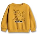 minicult Disney Mickey Mouse and Friends Regular Fit Character Printed Full Sleeve Sweatshirt for Boys and Girls(Red a40)(Pack of 1)