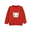 minicult Disney Mickey Mouse and Friends Regular Fit Character Printed Full Sleeve Sweatshirt for Boys and Girls(Red a40)(Pack of 1)
