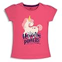 minicult Girls Half sleeeves Cotton Tshirt with