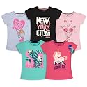 minicult Girls Half sleeeves Cotton Tshirt with