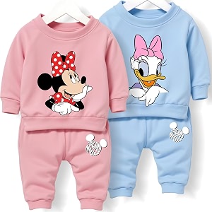 Minicult Kids Cotton Co-ords Full Sleeve Sweatshirt