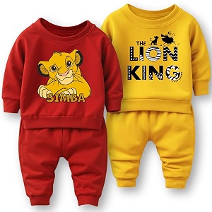 Minicult Kids Cotton Co-ords Full Sleeve Sweatshirt