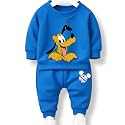 minicult Mickey cotton Kids Coords matching Tshirt and pant set with character print (Pack of 1)