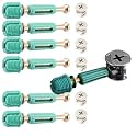 Minifix Cam Fitting, Set of 20, Steel Cam Lock Nuts for Cabinet Drawer Dresser and Wardrobe Furniture