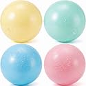 MiniInflat 4 Pack Pastel Beach Balls,4-Color Solid,16 Inch
