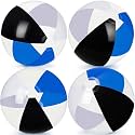 MiniInflat 4 Pack Pastel Beach Balls,Patriotic Color,16 Inch