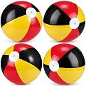 MiniInflat 4 Pack Pastel Beach Balls,Cartoon Mouse Color,16 Inch