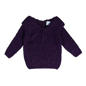 miniklub Baby Collar Full Sleeve Knitted Cotton