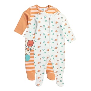 miniklub Baby Front Open Long Sleeve Full
