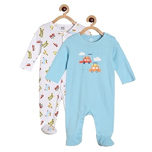 miniklub Baby Front Open Long Sleeve Cotton