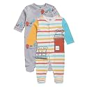 miniklub Baby Front Open Long Sleeve Cotton
