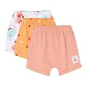 miniklub Baby Knitted Cotton Short, Pack of 3 (Multi Color)