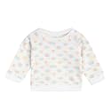 miniklub Girls Pink &amp; White Checked Sweatshirt