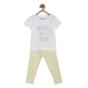 miniklub Baby Round Neck Short Sleeve Knitted