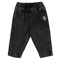 miniklub Baby Woven Cotton Denim Pant Blue