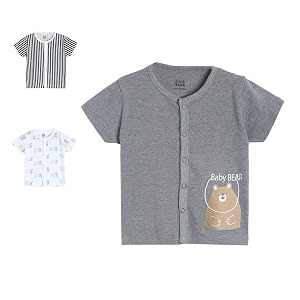 miniklub Boys Pack of 3 Multicolour Pure