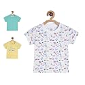 miniklub Boys Pack of 3 Printed T-Shirt
