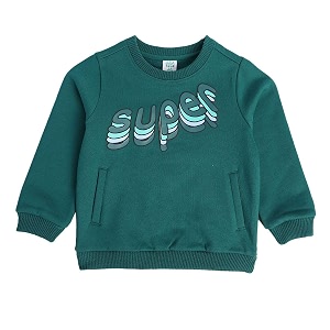 miniklub Boys Round Neck Long Sleeve Knitted