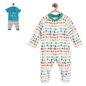 miniklub Boys Top Bottom Sets-Multi