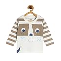 miniklub Boys Typography Printed Round Neck Long