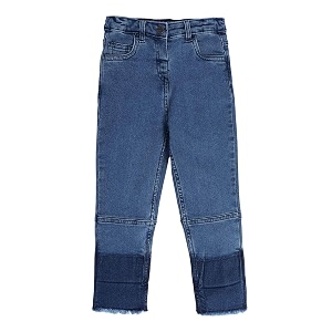 miniklub Girls Boat Neck Knee Length Woven