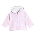 miniklub Girls Pink Floral Lightweight Hooded Tailored Jacket