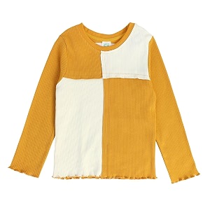 miniklub Girls Round Neck Short Sleeve Knitted