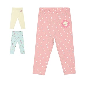 miniklub Girls Set Of 3 Printed Ankle-Length