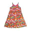 miniklub Girls Strap Sleeveless Woven Cotton Dress