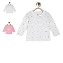 miniklub Girls White Pack of 3 Conversational Printed Top
