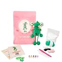 minimal beee Frog Crochet Kit for Beginners, Easy Yarn Video Tutorial