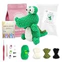 minimal beee Crocodile Crochet Kit for Beginners Easy Yarn Video Tutorials