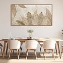 Minimalist &amp; Modern Art for Bedroom Decor Framed Abstract Artwork for Walls Neutral &amp; Contemporary Beige Wall art - Artwork for Living Room and Boho Style Large Abstract Wall Art 24×48IN