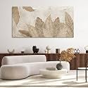 Minimalist &amp; Modern Art for Bedroom Decor Framed Abstract Artwork for Walls Neutral &amp; Contemporary Beige Wall art - Artwork for Living Room and Boho Style Large Abstract Wall Art 29×58IN